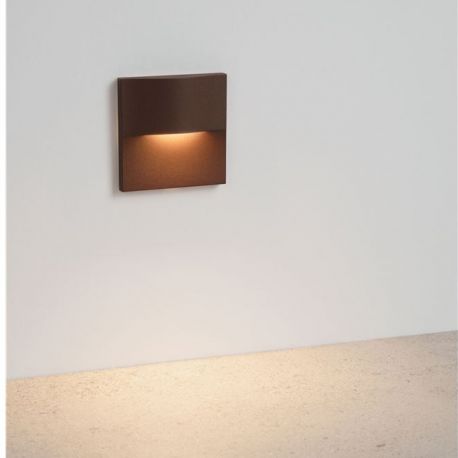Spoturi - Spot aplicat perete exterior LED 3000K IP65 FLAC corten