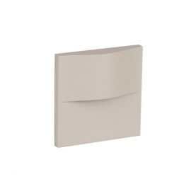 Spoturi - Spot aplicat perete exterior LED 3000K IP65 FLAC sand