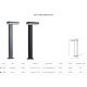 Stalpi - Stalp exterior OPLO IP54 gri inchis H-65cm