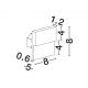 Spoturi - Spot aplicat perete exterior LED 2700K IP65 DAN corten
