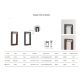 Stalpi - Stalp LED iluminat exterior IP65 FRAME 30 4000K CORTEN