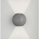 Aplica LED ambientala exterior IP65 SIMENTI Black Sandstone