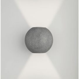 Aplice - Aplica LED ambientala exterior IP65 SIMENTI Black Sandstone