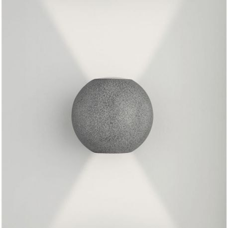 Aplice - Aplica LED ambientala exterior IP65 SIMENTI Black Sandstone