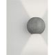 Aplice - Aplica LED ambientala exterior IP65 SIMENTI Black Sandstone