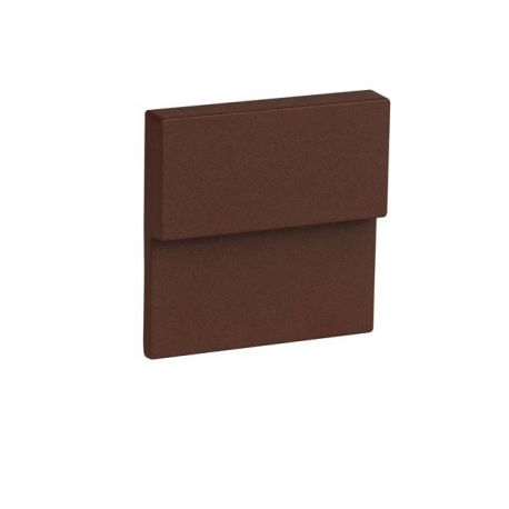 Spoturi - Spot aplicat perete exterior LED 3000K IP65 DAN corten