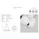 Pendule, Lustre suspendate - Lustra moderna diametru 60cm PERLA 3-STEP DIMM