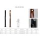 Stalpi - Stalp LED iluminat exterior IP65 FUEGO 80 3000K CORTEN