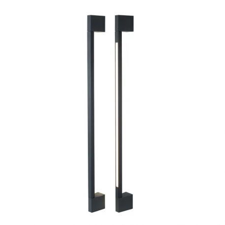 Aplice - Aplica LED iluminat exterior ambiental IP54 GUSTO 90 4000K negru