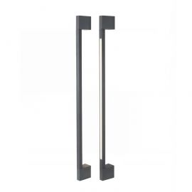 Aplice - Aplica LED iluminat exterior ambiental IP54 GUSTO 90 4000K gri