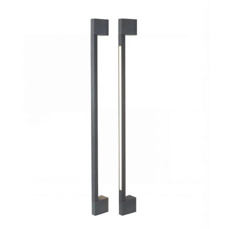 Aplice - Aplica LED iluminat exterior ambiental IP54 GUSTO 90 4000K gri