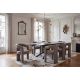 Scaune - Scaun cu design sculptural tesatura chenille greige ARCH