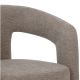 Scaune - Scaun cu design sculptural tesatura chenille greige ARCH