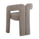 Scaune - Scaun cu design sculptural tesatura chenille greige ARCH