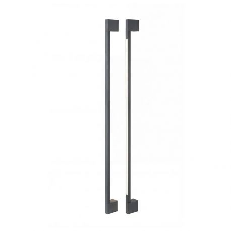 Aplice - Aplica LED iluminat exterior ambiental IP54 GUSTO 120 3000K gri
