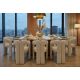 Scaune - Scaun cu design sculptural tesatura chenille alb crem ARCH