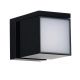 Aplice - Aplica LED iluminat exterior modern IP54 CUBIC 18W 3000K negru
