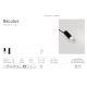 Spoturi tavan fals - Mini Spot incastrabil LED 5W 3000K Baculus negru