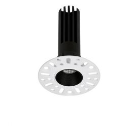 Spoturi tavan fals - Mini Spot incastrabil LED 5W 3000K Trimless Baculus negru