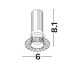 Spoturi tavan fals - Mini Spot incastrabil LED 5W 3000K Trimless Baculus alb