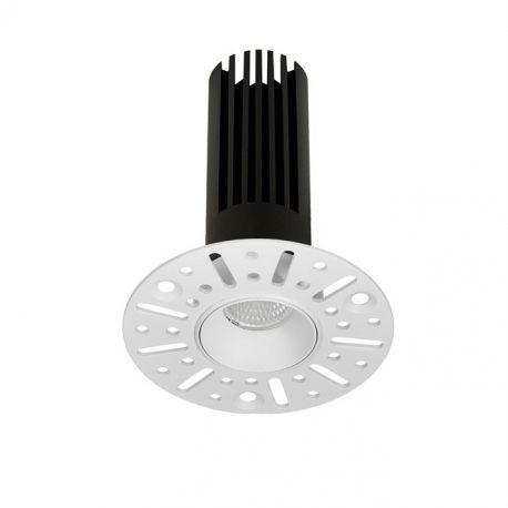 Spoturi tavan fals - Mini Spot incastrabil LED 10W 3000K Trimless Duran alb