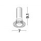 Spoturi tavan fals - Mini Spot incastrabil LED 10W 3000K Trimless Duran alb