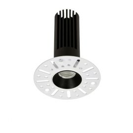 Spoturi tavan fals - Mini Spot incastrabil LED 10W 3000K Trimless Duran negru