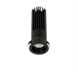 Spoturi tavan fals - Mini Spot incastrabil LED 10W 3000K Duran negru