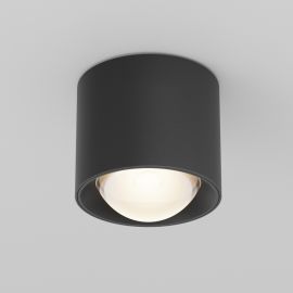 Plafoniere cu spoturi, Spoturi aplicate - Spot aplicat LED Lens negru 3000K 15W