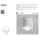 Plafoniere cu spoturi, Spoturi aplicate - Spot aplicat LED Lens alb 3000K 15W