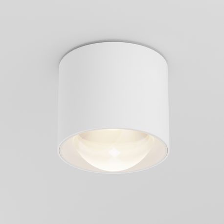 Plafoniere cu spoturi, Spoturi aplicate - Spot aplicat LED Lens alb 3000K 15W
