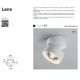 Plafoniere cu spoturi, Spoturi aplicate - Spot aplicat directionabil LED Lens alb 3000K 12W