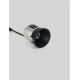 Spoturi tavan fals - Mini Spot incastrabil LED 10W 2700K Sanco negru