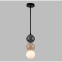 Lustra suspendata, metal, marmura, sticla, Art Deco Alice