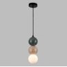 Lustra suspendata, metal, marmura, sticla, Art Deco Alice