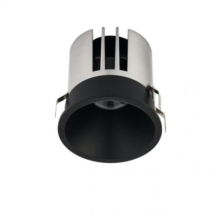 Spoturi tavan fals - Mini Spot incastrabil LED 10W 3000K Sanco negru