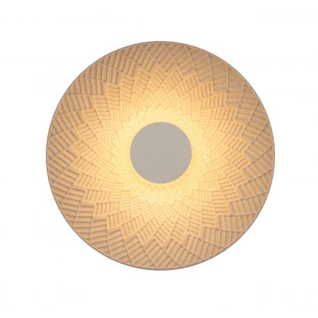Aplice, corpuri de iluminat pentru pereti - Aplica de perete decorativa LED Misaki crem