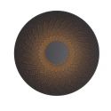 Aplica de perete decorativa LED Misaki negru/ maro