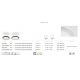 Plafoniere - Plafoniera incastrata sau aplicata LED CCT Cerium alb