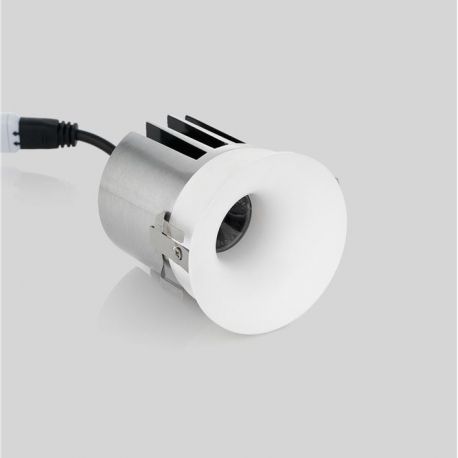 Spoturi tavan fals - Mini Spot incastrabil LED 10W 3000K Sanco alb