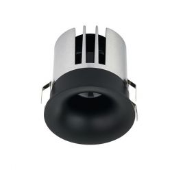 Mini Spot incastrabil LED 10W 3000K Sanco negru
