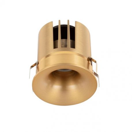 Spoturi tavan fals - Mini Spot incastrabil LED 10W 2700K Sanco auriu
