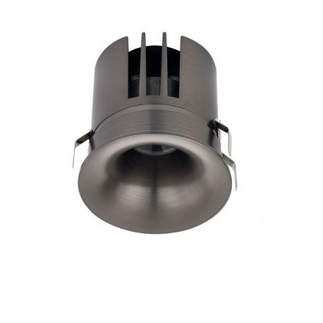 Spoturi tavan fals - Mini Spot incastrabil LED 10W 3000K Sanco nickel