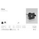 Spoturi tavan fals - Spot incastrabil LED 8W 3000K ONO alb