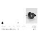 Spoturi tavan fals - Spot incastrabil LED 8W 3000K ONO negru