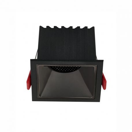 Spoturi tavan fals - Spot incastrabil LED 13W 3000K Helio negru