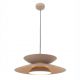 Pendule, Lustre suspendate - Lustra LED suspendata metal bej Mayumi