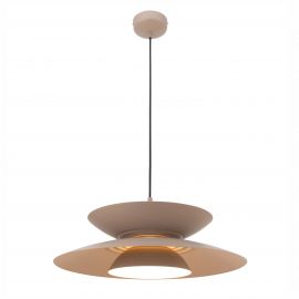 Pendule, Lustre suspendate - Lustra LED suspendata metal bej Mayumi