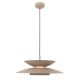 Pendule, Lustre suspendate - Lustra LED suspendata metal bej Mayumi