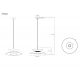 Pendule, Lustre suspendate - Lustra LED suspendata metal bej Mayumi